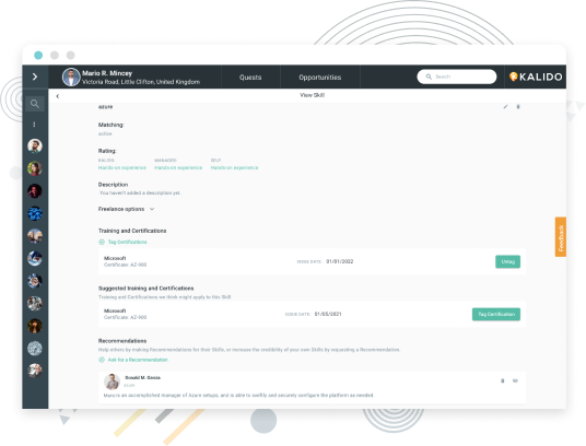 Skills Competency Ratings Platform